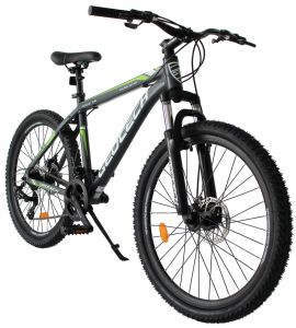 Geotech Mode 26 Econ 3 26 Jant 24 Vites Dağ Bisikleti - Gri/Yeşil - 46 cm