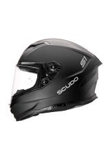 Scudo S1 Full Face Kapalı Güneş Vizörlü Motosiklet Kaskı Ece 22.06 Sertifikalı Mat Siyah XXL
