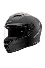 Scudo S1 Full Face Kapalı Güneş Vizörlü Motosiklet Kaskı Ece 22.06 Sertifikalı Mat Siyah