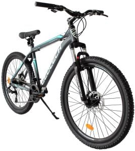 Geotech Mode 26 Econ 3 26 Jant 24 Vites Dağ Bisikleti - Gri/Turkuaz - 46 cm