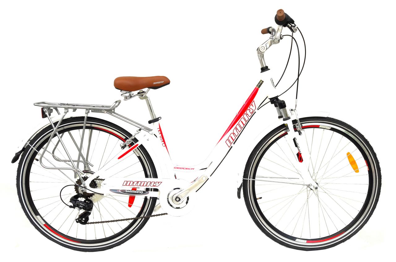 Geotech Infinity Horizon 3 28 Woman Şehir/Tur Bisikleti - Beyaz - 41 cm