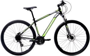 Geotech Mode 2 29 Jant 24 Vites Dağ Bisikleti - Siyah /Yeşil /Gri - 45 cm