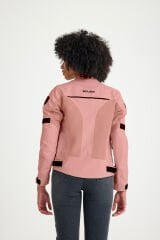 Scudo Paris Pembe Yazlık Fileli Kadın Motosiklet Montu