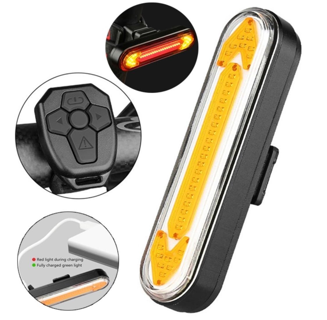 X-Bicycle 6130 Sağ-Sol Sinyal Usb Şarjlı Arka Işık