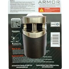 Armor 605MVA 5.5mm 120Db Alarmlı ve Şarjlı Disk Kilidi (Tüm Vespa Modelleriyle Uyumludur)