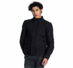 Scudo Vivaldi 4 Mevsim Motosiklet Ceketi - Siyah/Siyah - 3XL