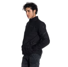 Scudo Vivaldi 4 Mevsim Motosiklet Ceketi - Siyah/Siyah - 5XL