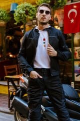 Scudo Milano Siyah Yazlık Fileli Erkek Motosiklet Montu 6XL