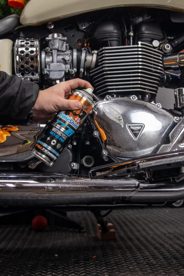 Tru-Tension M011 PrimeShine TT78 Multi-Use 500ml Motosiklet İçin Üstün Yağlama ve Temizleme Spreyi