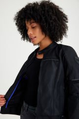 Scudo Paris Siyah Yazlık Fileli Kadın Motosiklet Montu