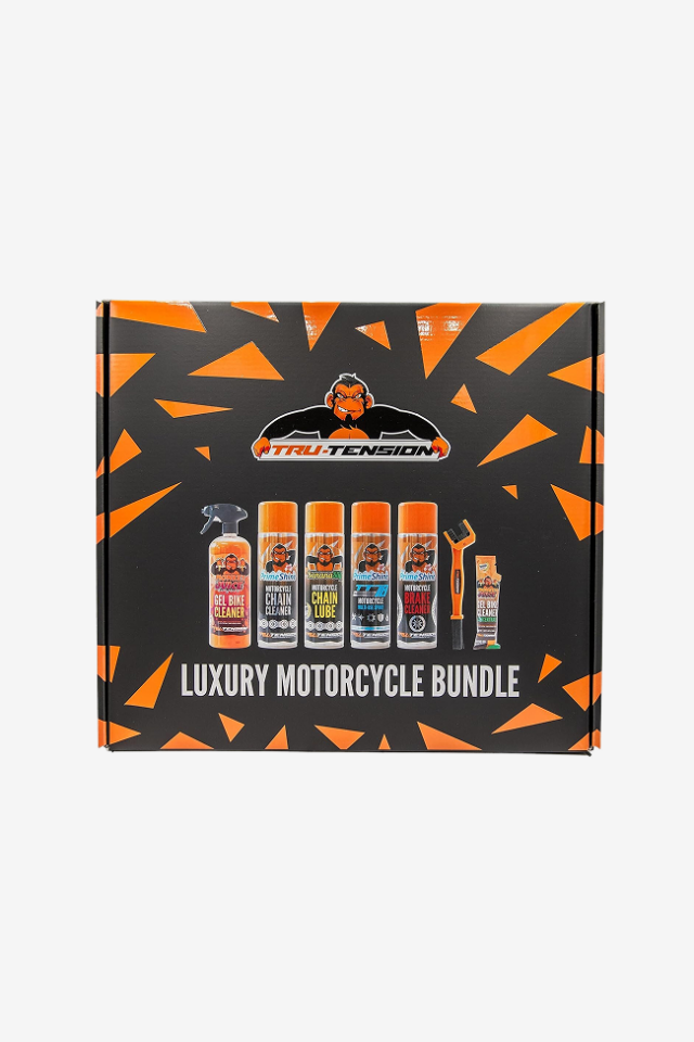 Tru-Tension M020 Luxury Moto Bundle Motosiklet Tezmizlik ve Bakım Seti