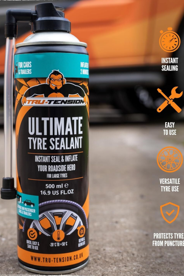 Tru-Tension M148 Aerolos Tyre Sealant 500ml Lastik Tamir Köpüğü