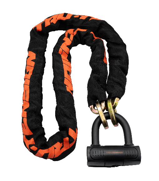 Tru-Tension M155 10 mm X 1.5 m High Security Chain Lock Yüksek Güvenlikli Motosiklet Zincir Kilidi