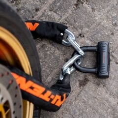 Tru-Tension M156 12 mm X 1.5 m High Security Motorcycle Chain Lock Yüksek Güvenlikli Motosiklet Zincir Kilidi
