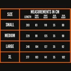 Tru-Tension M160 Heavy Duty Rain Cover Medium Motosiklet Brandası