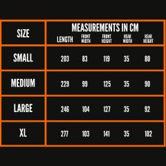 Tru-Tension M161 Heavy Duty Rain Cover Large Motosiklet Brandası