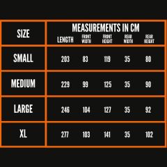 Tru-Tension M162 Heavy Duty Rain Cover X-Large Motosiklet Brandası