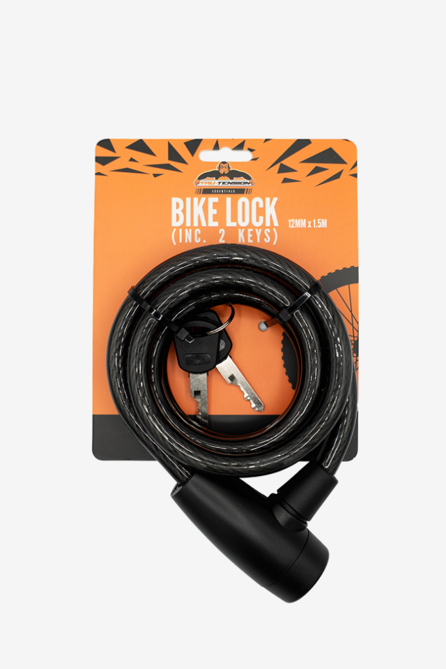 Tru-Tension BC114 Bike Lock 12 mm X 1.5 m Anahtarlı Bisiklet Kilidi