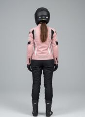 Scudo Lyon Pembe 4 Mevsim Kadın Motosiklet Montu