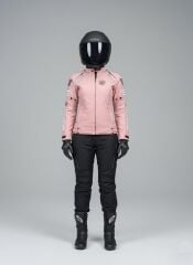 Scudo Lyon Pembe 4 Mevsim Kadın Motosiklet Montu