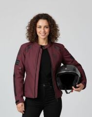 Scudo Lyon Mor 4 Mevsim Kadın Motosiklet Montu