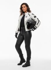 Scudo Lyon Gri 4 Mevsim Kadın Motosiklet Montu