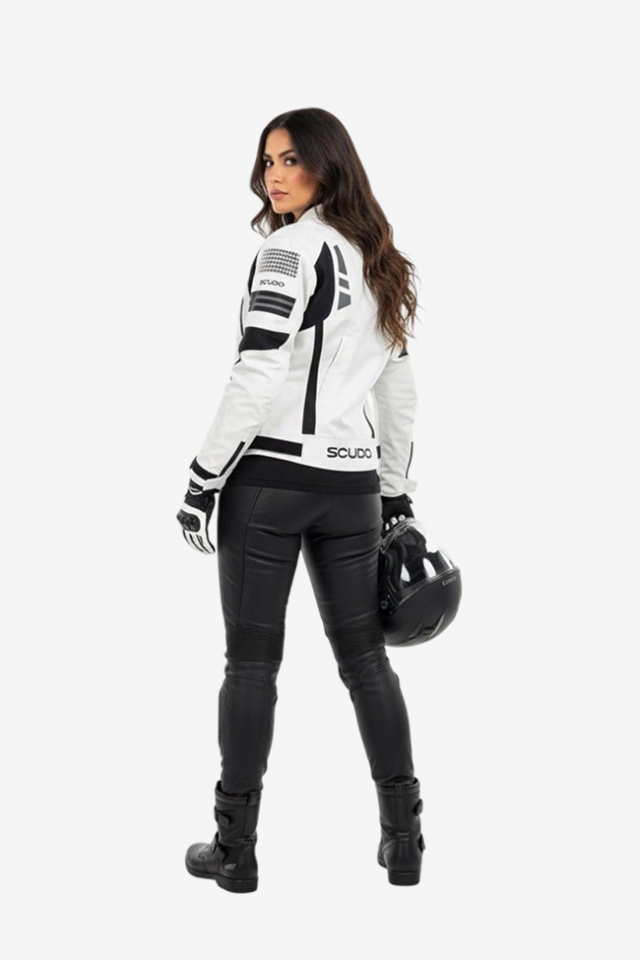 Scudo Lyon Gri 4 Mevsim Kadın Motosiklet Montu XS