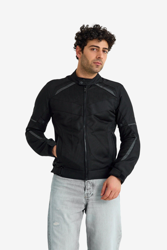 Scudo Rio Siyah 3 Mevsim Erkek Motosiklet Montu 2XL