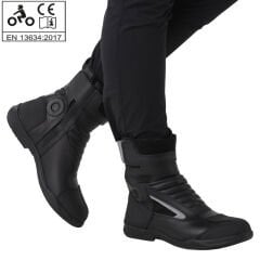 YRN CE EN 13634:2017 Sertifikalı Deri Motosiklet Botu