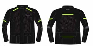 Scudo Vivaldi 4 Mevsim Motosiklet Montu - Siyah/Sarı