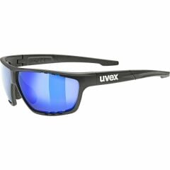 Uvex Sportstyle 706 Bisiklet Gözlüğü - Mat siyah / Mavi