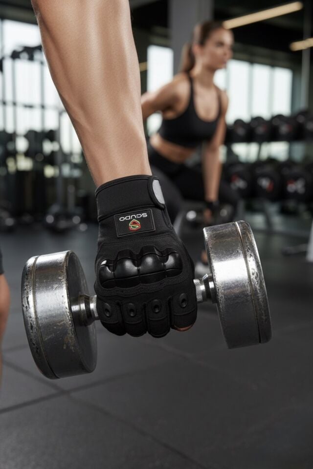 Scudo Strike 1 Air Kısa Parmak Yazlık Motosiklet Eldiveni - CE EN 13594:2015 Sertifikalı XL