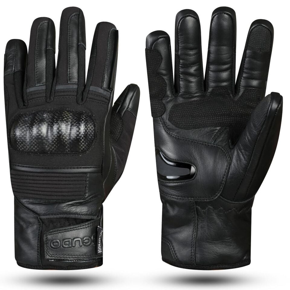 Scudo Parma WP Carbon 3 Waterproof Uzun Parmak Kışlık Motosiklet Eldiveni - CE EN 13594:2015 Sertifikalı XL