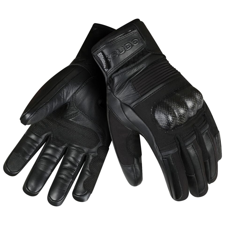 Scudo Parma WP Carbon 3 Waterproof Uzun Parmak Kışlık Motosiklet Eldiveni - CE EN 13594:2015 Sertifikalı XL