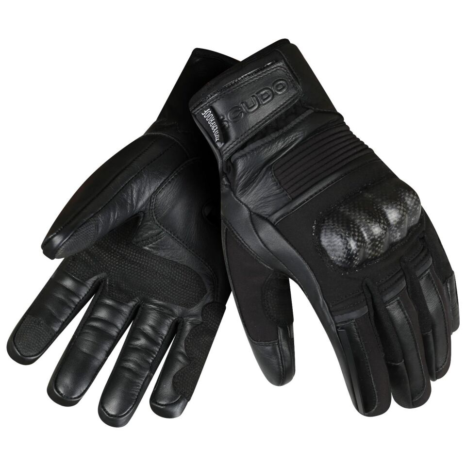 Scudo Parma WP Carbon 3 Waterproof Uzun Parmak Kışlık Motosiklet Eldiveni - CE EN 13594:2015 Sertifikalı L
