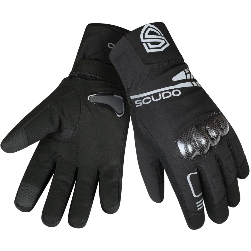 Scudo Parma WP Carbon 1 Waterproof Uzun Parmak Kışlık Motosiklet Eldiveni - CE EN 13594:2015 Sertifikalı XL