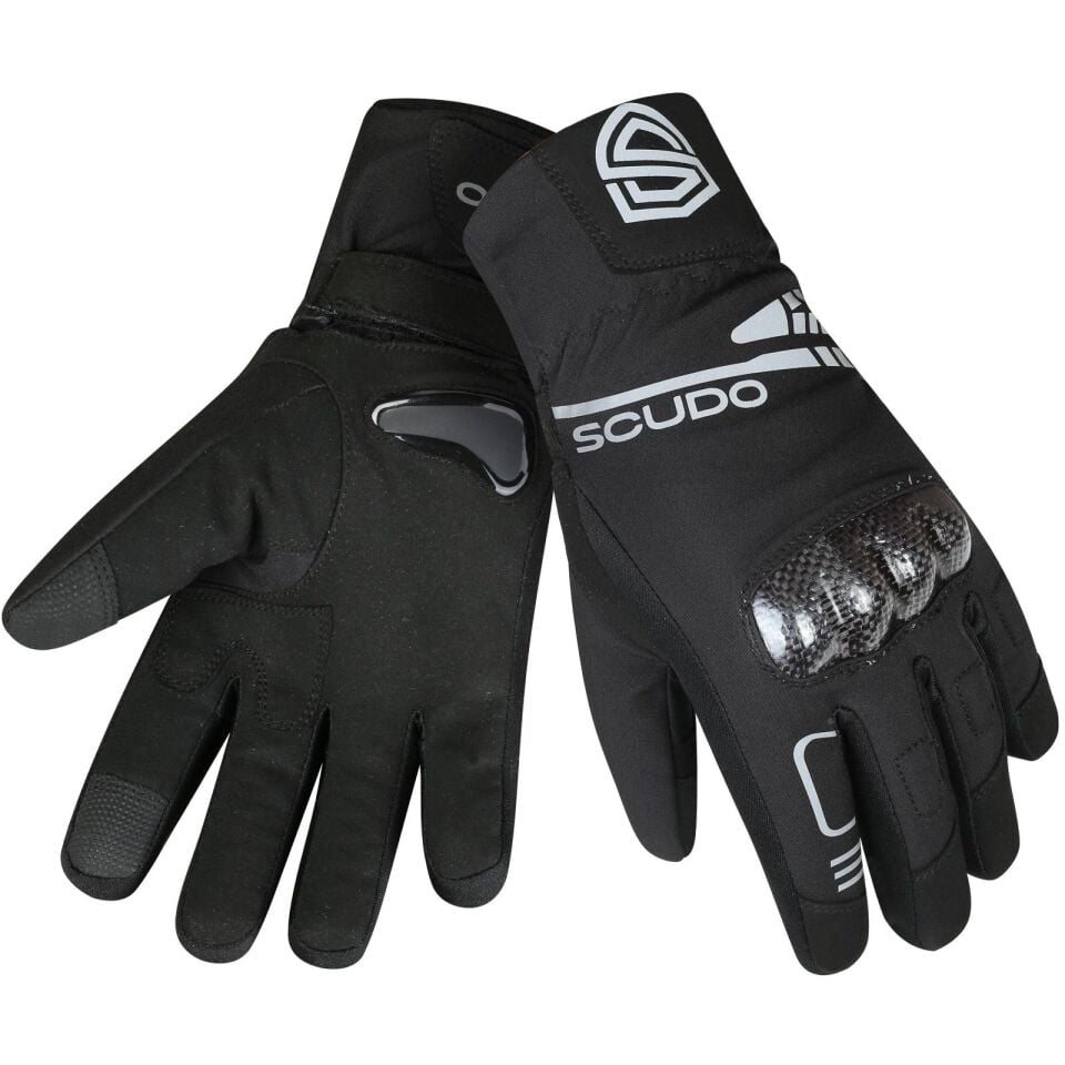 Scudo Parma WP Carbon 1 Waterproof Uzun Parmak Kışlık Motosiklet Eldiveni - CE EN 13594:2015 Sertifikalı L