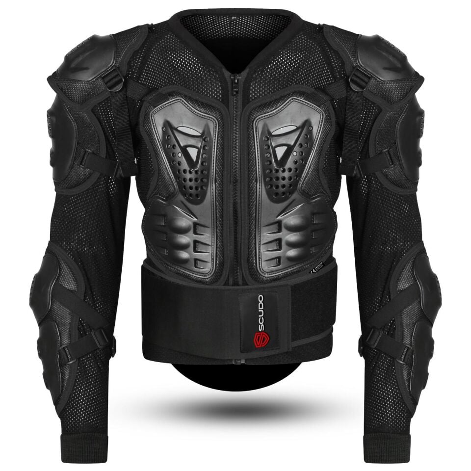 Scudo Body Armour Tam Gövde Koruma Yeleği - Siyah XL