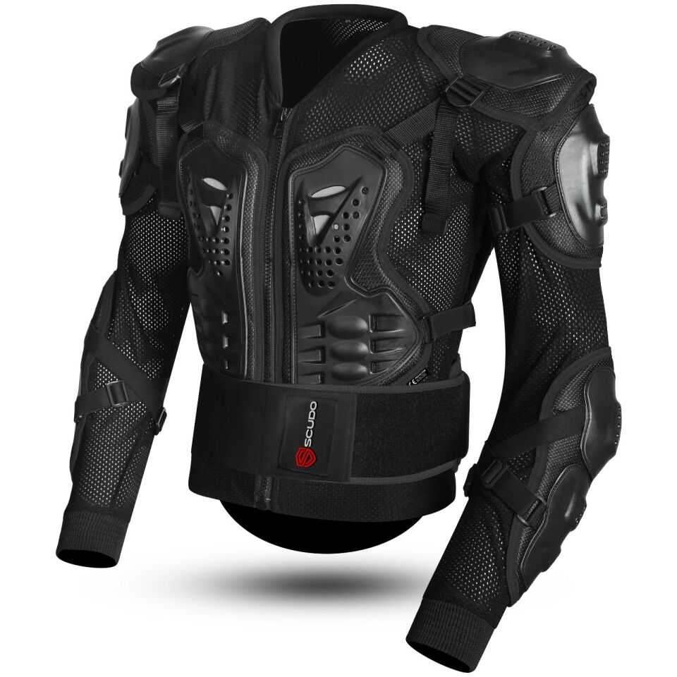 Scudo Body Armour Tam Gövde Koruma Yeleği - Siyah 2XL
