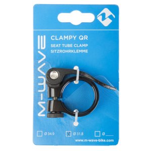 M-Wave QR Sele Kelepçesi Siyah 34.9 mm