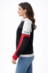 Scudo Lima Yazlık Fileli Kadın Motosiklet Montu - Kırmızı