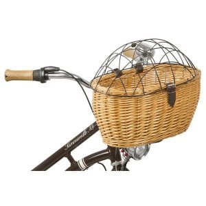 M-Wave Wicker Basket 2 in 1 With Kedi Köpek Hasır Sepet
