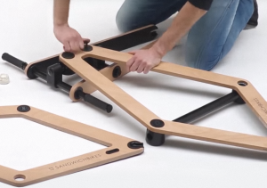 Sandwichbikes Small Wooden Fork Özel Ahşap Bisiklet