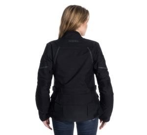 Scudo Vivaldi 4 Mevsim Kadın Motosiklet Montu - Siyah/Siyah