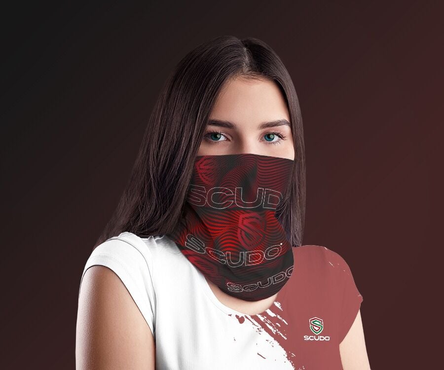 Scudo Bandana Boyunluk Red