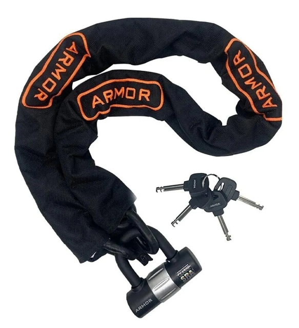Armor 812MV 1.20mt 12 mm Dövme Çelik Zincir + U Bar