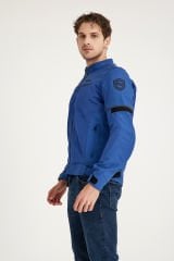 Scudo Milano Mavi Yazlık Fileli Erkek Motosiklet Montu