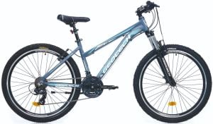 Geotech Mode 26 Econ 4 26 Jant 21 Vites Dağ Bisikleti - Gri/Turkuaz - 41 cm