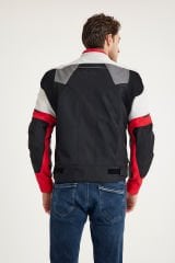 Scudo Santiago Kırmızı Yazlık Fileli Erkek Motosiklet Montu 2XL