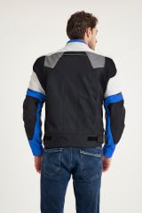 Scudo Santiago Mavi Yazlık Fileli Erkek Motosiklet Ceketi - 2XL